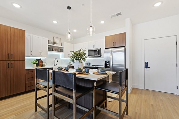 kitchen at The Jaxon Luxury Apartments