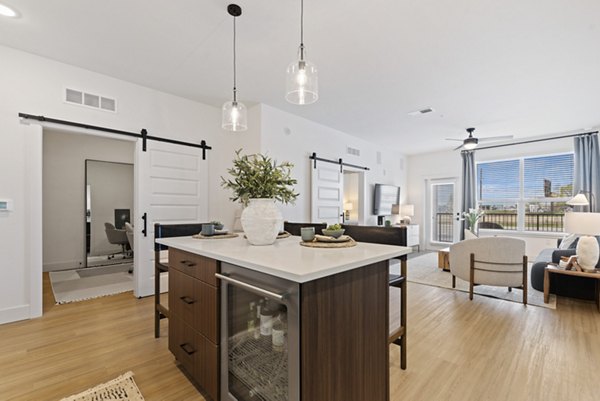 kitchen at The Jaxon Luxury Apartments