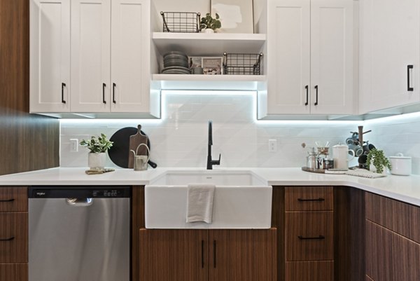 kitchen at The Jaxon Luxury Apartments