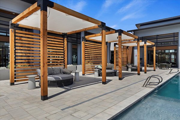 patio at The Jaxon Luxury Apartments