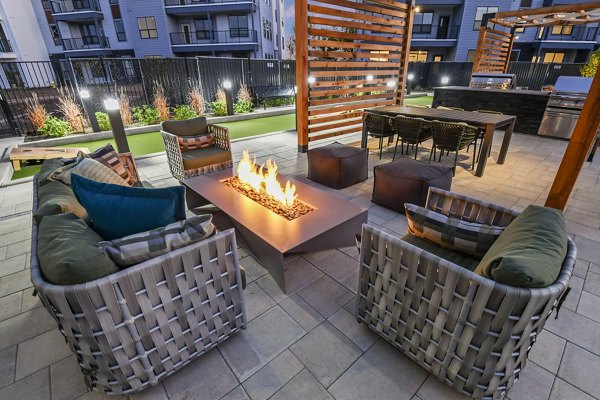 fire pit at The Jaxon Apartments