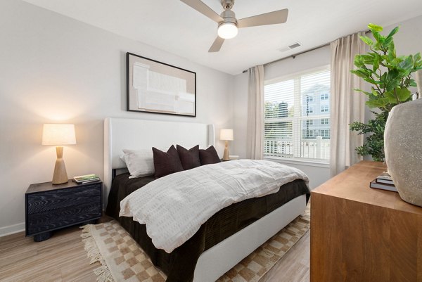 bedroom at Alexander Crossing Apartments