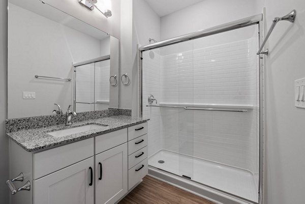 bathroom at Alexander Crossing Apartments