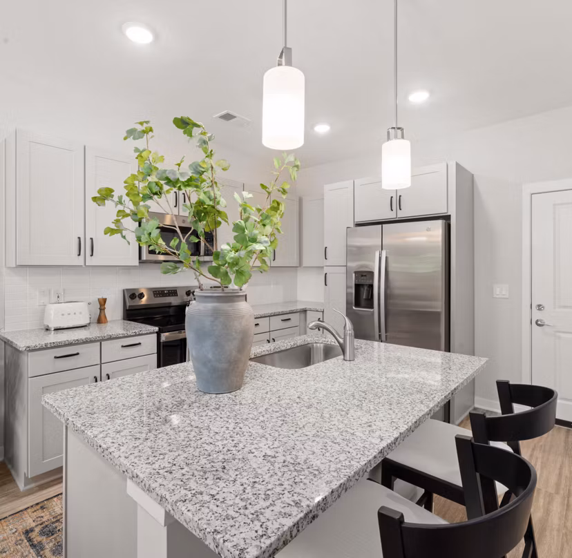 kitchen at Alexander Crossing Apartments