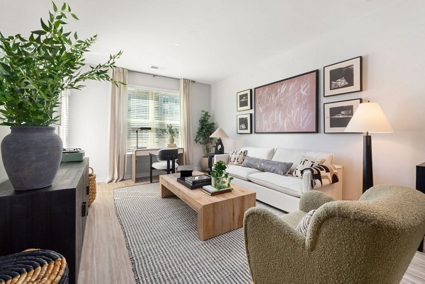 living room at Alexander Crossing Apartments