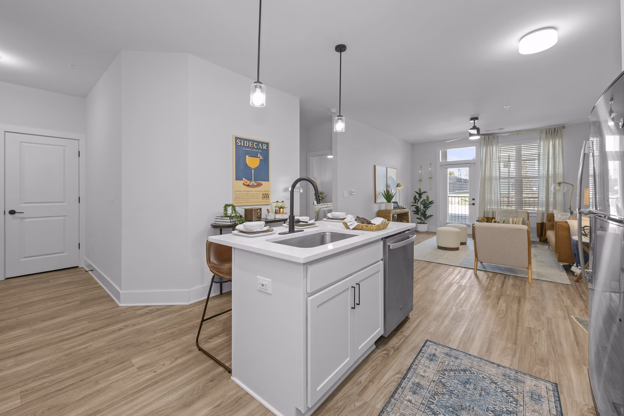 kitchen at Evermore Apartments