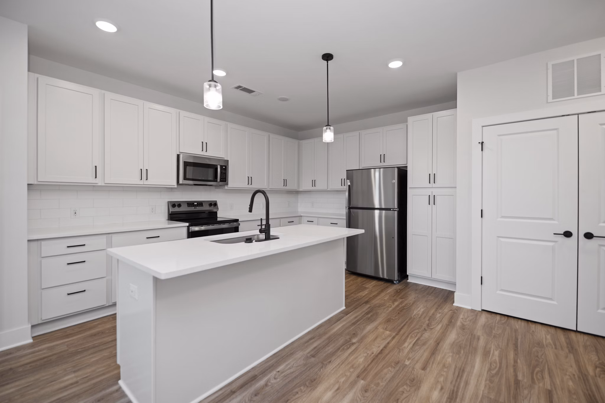 kitchen at Evermore Apartments