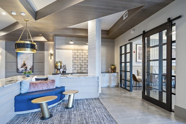 clubhouse/lobby at 101 Depot Apartments