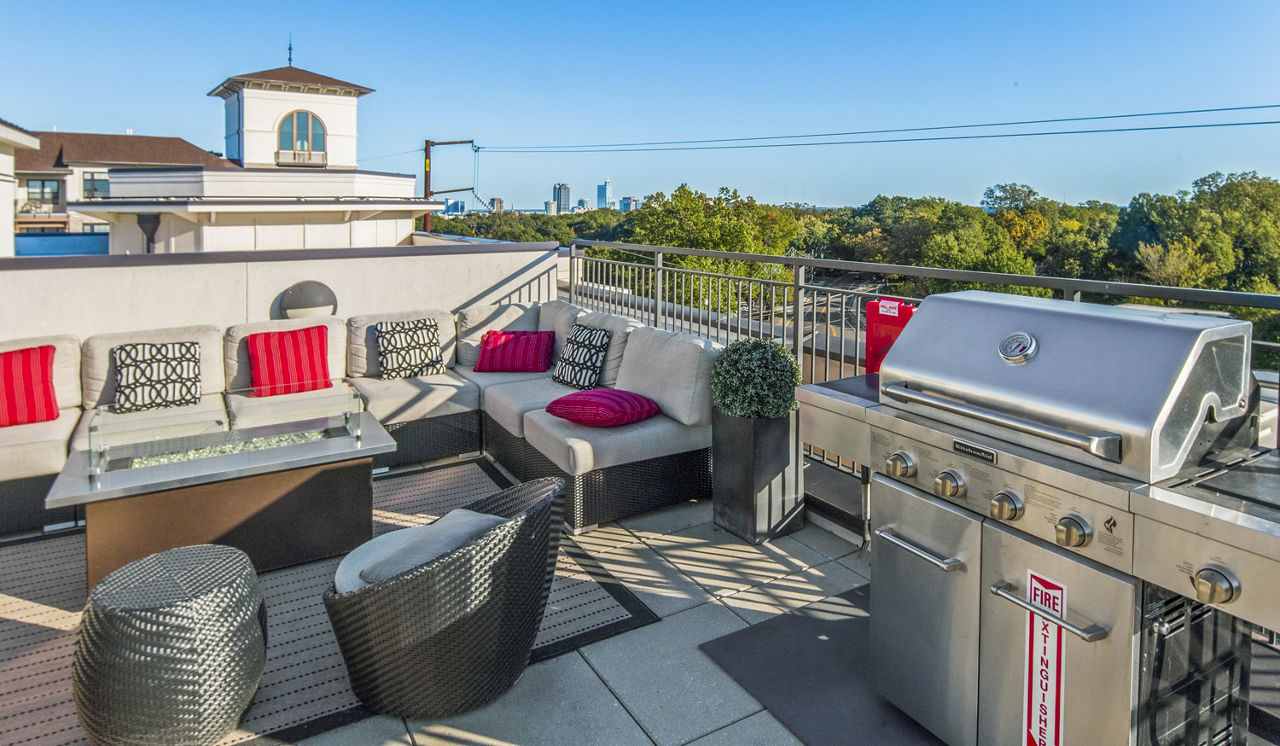 Roof deck at The Maggie