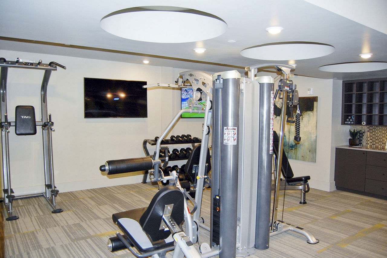 Gym at 5115 Park Place Apartments (2 of 3)