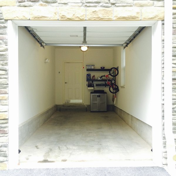 Covered parking garage at 62 Eleven Apartments with convenient access for residents