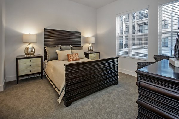 Bedroom at 675 N Highland Apartments