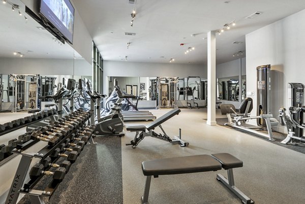 Fitness Centre at 675 N Highland Apartments