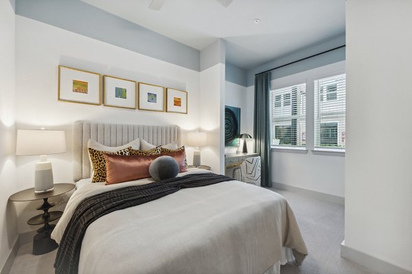 bedroom at The Albright Apartments 