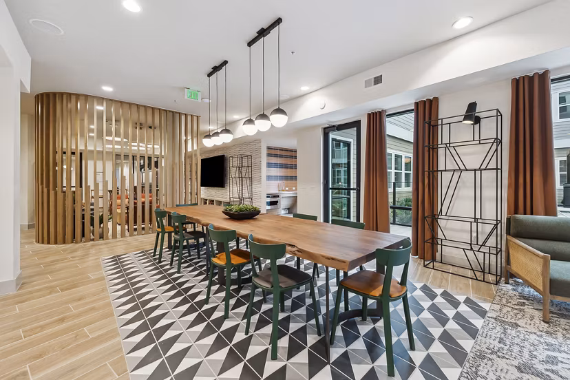 clubhouse at The Albright Apartments 