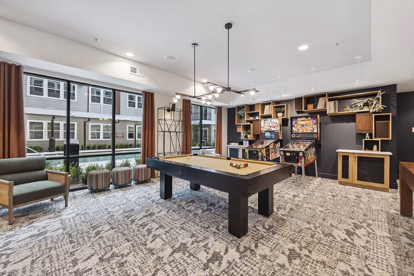 clubhouse at The Albright Apartments 