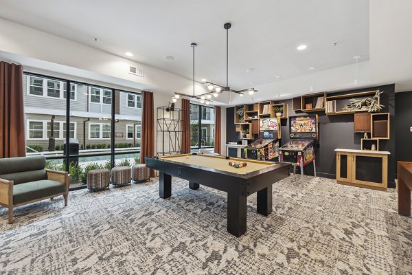 clubhouse at The Albright Apartments 