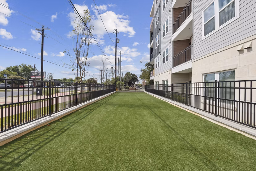 dog park at The Albright Apartments 