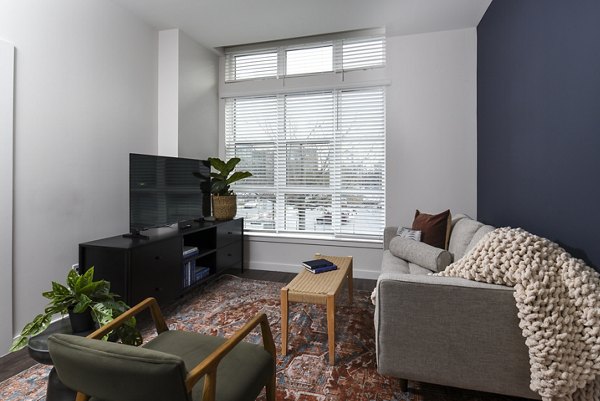 living room at Alta 801 Apartments