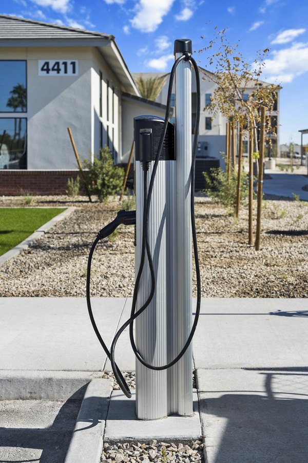 Electric car charging station at Alta 99th Ave Apartments