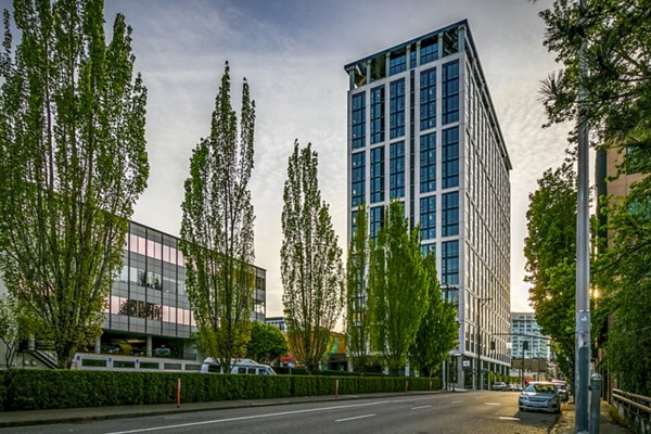 Alta ART Tower: Sleek modern high-rise luxury apartments in arts district with city skyline views