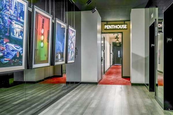 Alta ART Tower: Elegant clubhouse lobby with modern elevators