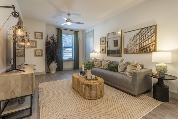 Living Room at Alta Berry Creek Apartments