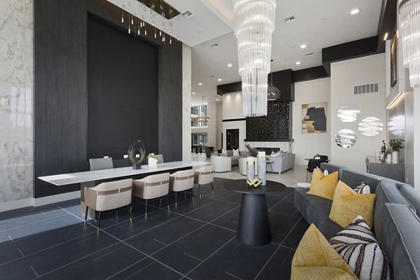 Modern clubhouse with lounge seating at Alta Biltmore Apartments, a  luxury community