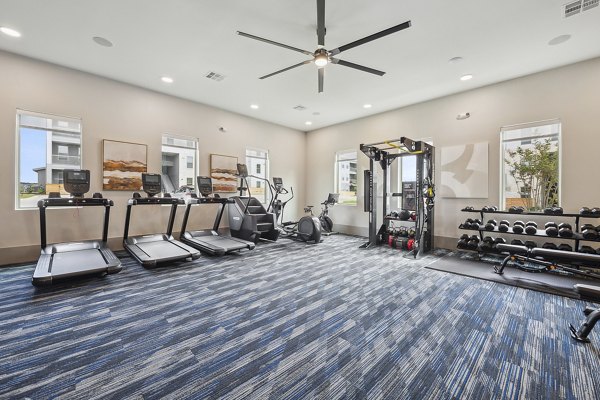 fitness center at Alta Center Point Apartments 