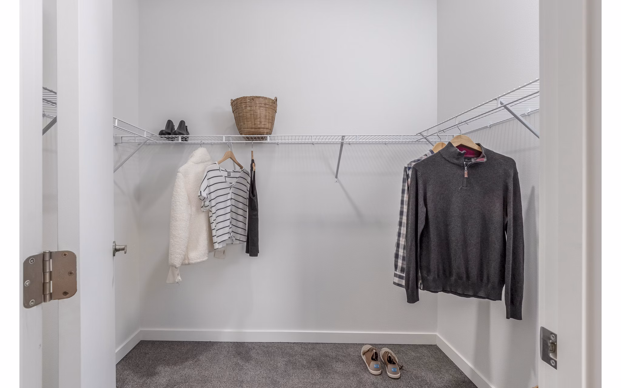 Cozy bedroom with modern furnishings at Alta Civic Station apartments