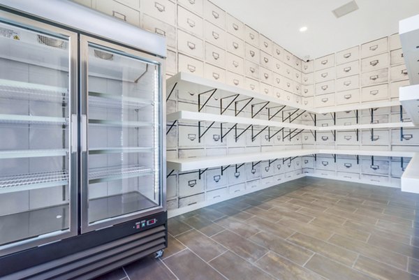 Convenient parcel pickup area at Alta Croft Apartments for easy package collection