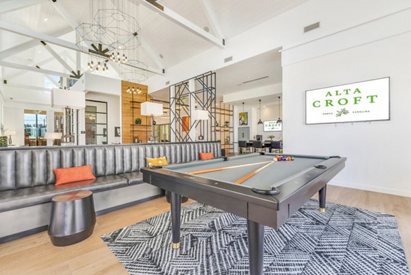 game room at Alta Croft Apartments