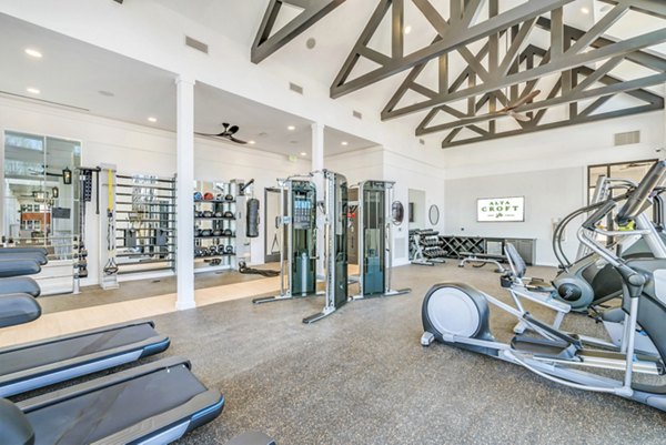 fitness center at Alta Croft Apartments