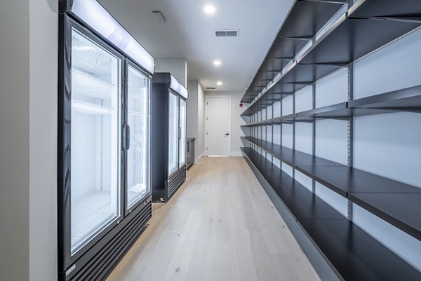 parcel locker room at Alta Cypress Apartments