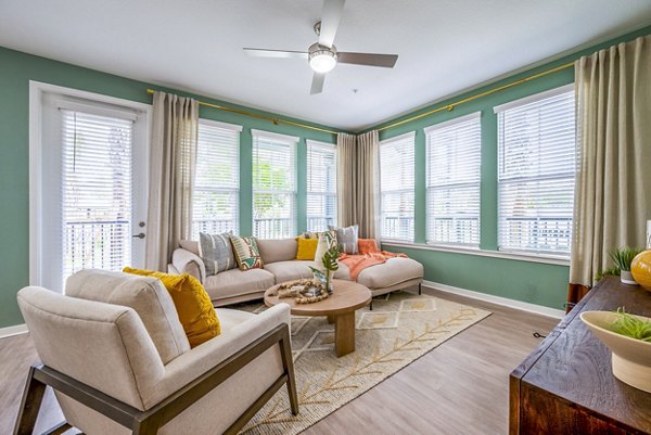 living room at Alta Cypress Apartments