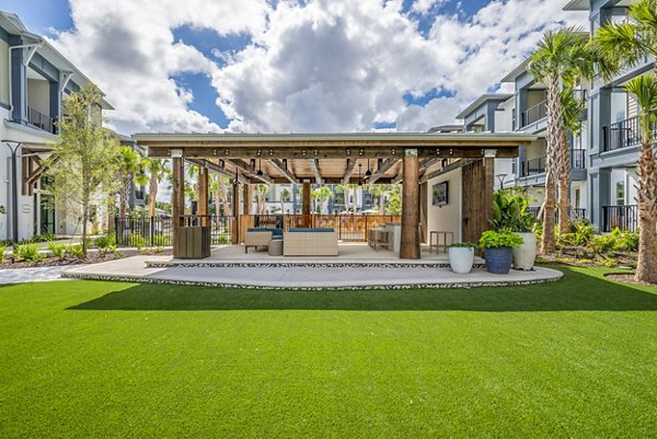 grill area/patio at Alta Cypress Apartments