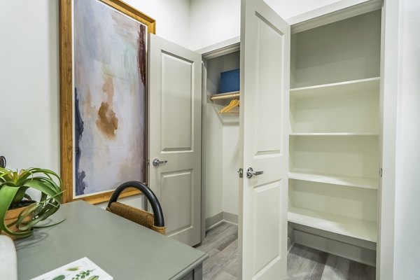 Spacious living room with modern decor at Alta Cypress Springs Apartments