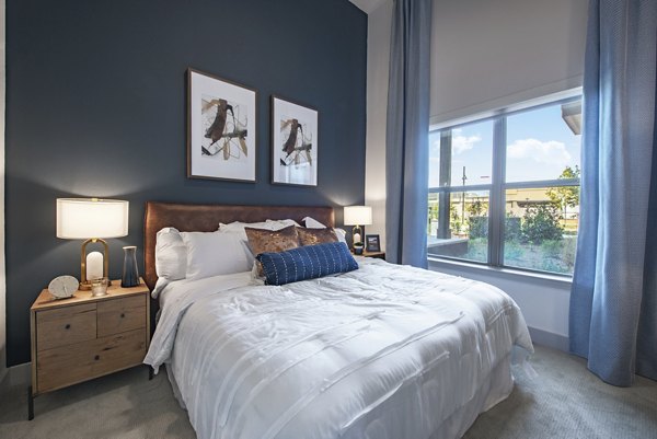 Bedroom at Alta at the Farm Apartments