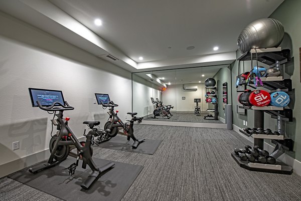 Fitness center with advanced equipment at Alta at the Farm Apartments