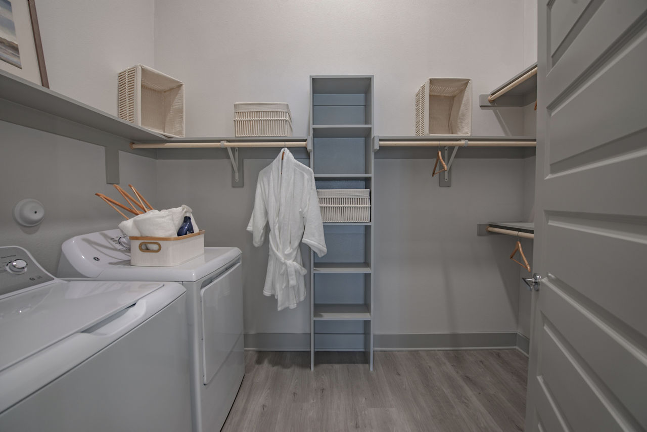 Laundry room at Alta At The Farm