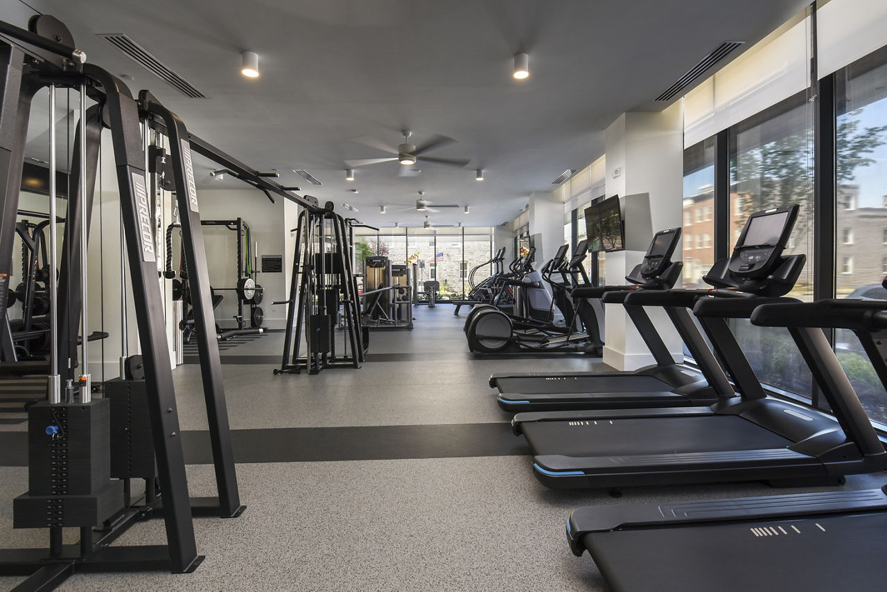 Gym at Alta Federal Hill (1 of 2)