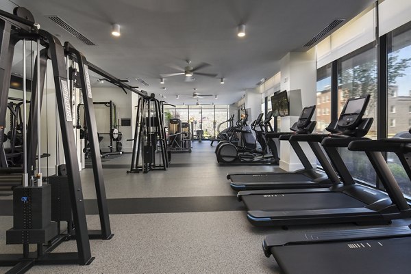Fitness center with state-of-the-art equipment at Alta Federal Hill Apartments