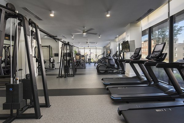 Fitness center with state-of-the-art equipment at Alta Federal Hill Apartments