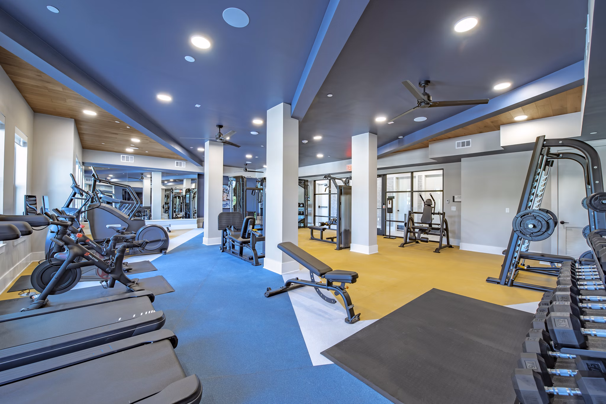fitness center at Alta Firewheel Apartments 