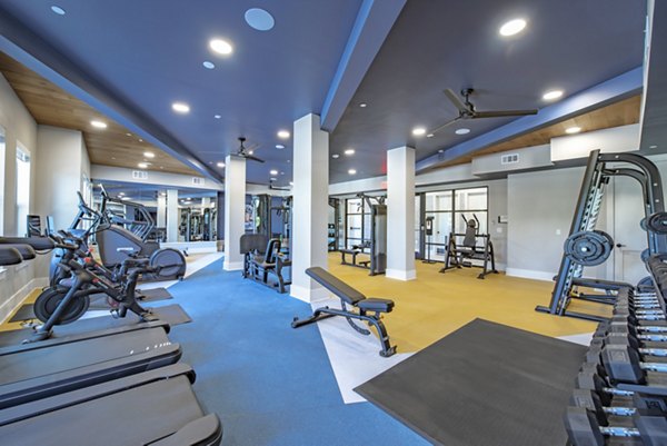 fitness center at Alta Firewheel Apartments 