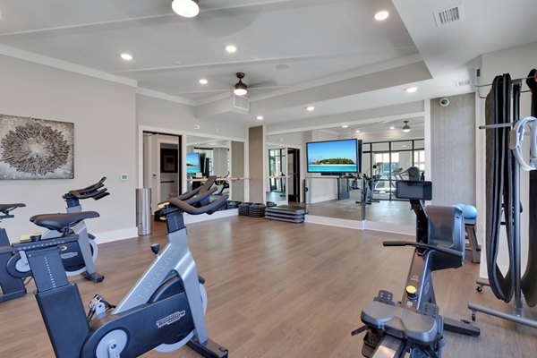 Fitness center at Alta Green Mountain Apartments