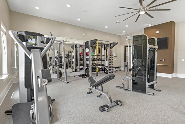 fitness center at Alta Landing Apartments
