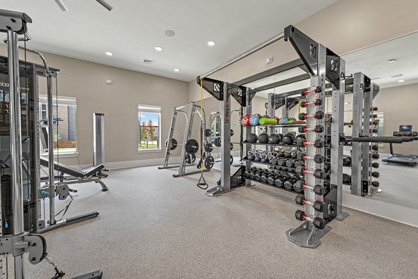 fitness center at Alta Landing Apartments
