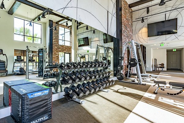 fitness center at Alta Longwood Apartments
