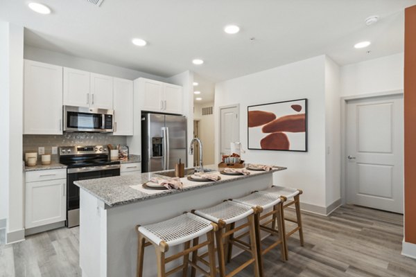 kitchen at Alta Marine Creek Apartments